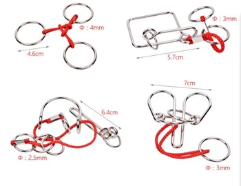 Free shipping NEW 4pc magic mini ROPE PUZZEL in metal children kids family home travel party interactive intelligence game toys
Free shipping NEW 4pc magic mini ROPE PUZZEL in metal children kids family home travel party interactive intelligence game toys