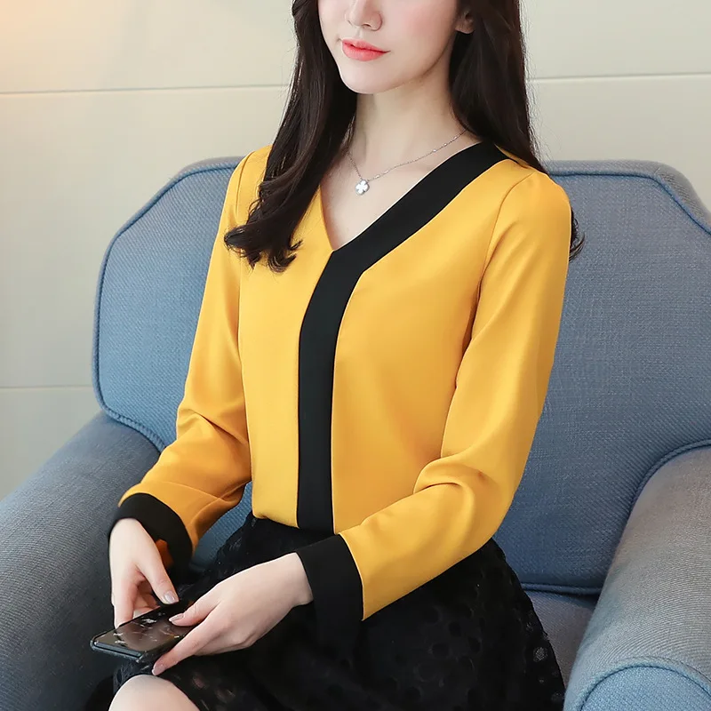 Softu Fashion Summer Woman's Shirts Blouse Casual Style Cooling Chiffon Ladies Blusas V Neck Long Sleeve Female Shirt
Softu Fashion Summer Woman's Shirts Blouse Casual Style Cooling Chiffon Ladies Blusas V Neck Long Sleeve Female Shirt