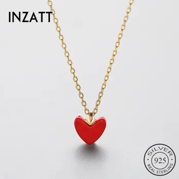 INZATT Trendy 925 Sterling Silver Red Heart Pendant Necklace Turkish Stone Gold Color Fashion Jewelry Valentine's Day 2018 Gift
INZATT Trendy 925 Sterling Silver Red Heart Pendant Necklace Turkish Stone Gold Color Fashion Jewelry Valentine's Day 2018 Gift