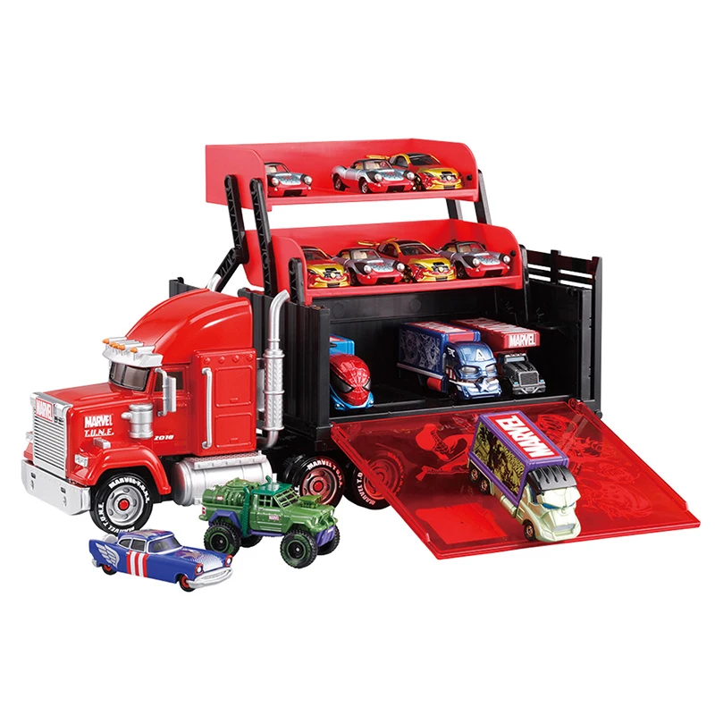 TAKARA TOMY Tomica Marvel TUNE Transport Truck Car Model Toy Metal Alloy Vehicle Trucks Model Gift For Boys
TAKARA TOMY Tomica Marvel TUNE Transport Truck Car Model Toy Metal Alloy Vehicle Trucks Model Gift For Boys