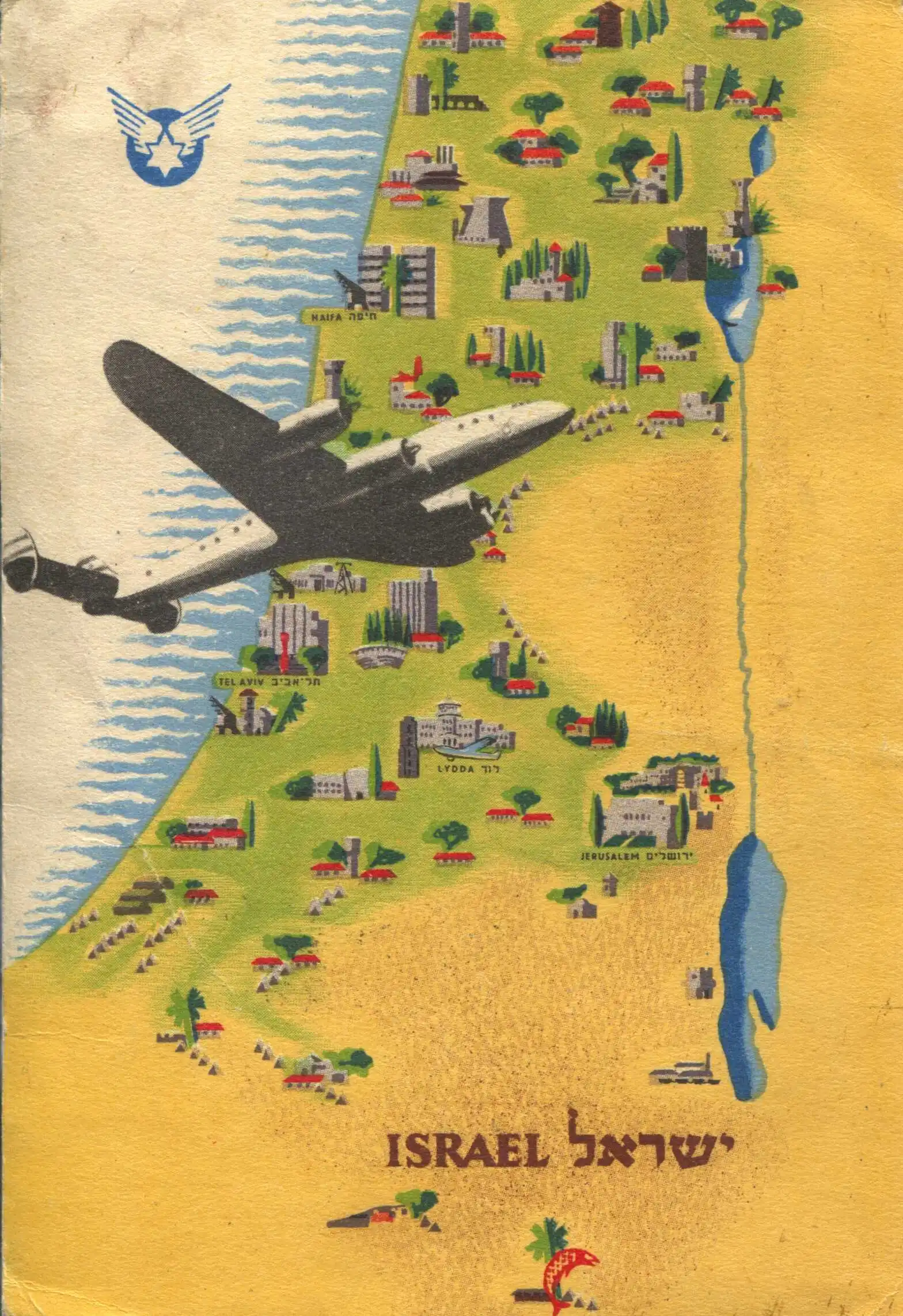 Israel EL AL Airlines Travel Tourism Israel Map Retro Vintage Kraft Poster Canvas Painting Wall Sticker Home Decor Gift
Israel EL AL Airlines Travel Tourism Israel Map Retro Vintage Kraft Poster Canvas Painting Wall Sticker Home Decor Gift
