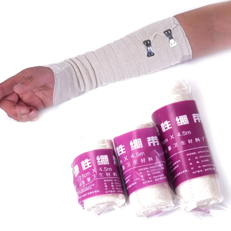 1 Roll High Elastic Bandage Wound Dressing Outdoor Sports Sprain Treatment Bandage For First Aid Kits Accessories
1 Roll High Elastic Bandage Wound Dressing Outdoor Sports Sprain Treatment Bandage For First Aid Kits Accessories