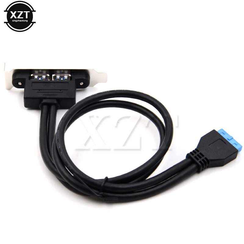 0.5M PC Mainboard 20 pin to Dual USB 3.0 Ports Express Cable Motherboard 20Pin to 2 USB3.0 Panel Bracket Extension Cord
0.5M PC Mainboard 20 pin to Dual USB 3.0 Ports Express Cable Motherboard 20Pin to 2 USB3.0 Panel Bracket Extension Cord