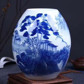 and white ceramic vase flower of modern Chinese landscape painting Home Furnishing living room decoration decoration
and white ceramic vase flower of modern Chinese landscape painting Home Furnishing living room decoration decoration