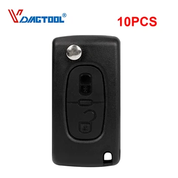 VDIAGTOOL 10PCS Flip 2 Buttons Car Key Remote Shell For Peugeot 407 Key Blank Case No Battery Place With Groove Blade(CE0523)
VDIAGTOOL 10PCS Flip 2 Buttons Car Key Remote Shell For Peugeot 407 Key Blank Case No Battery Place With Groove Blade(CE0523)