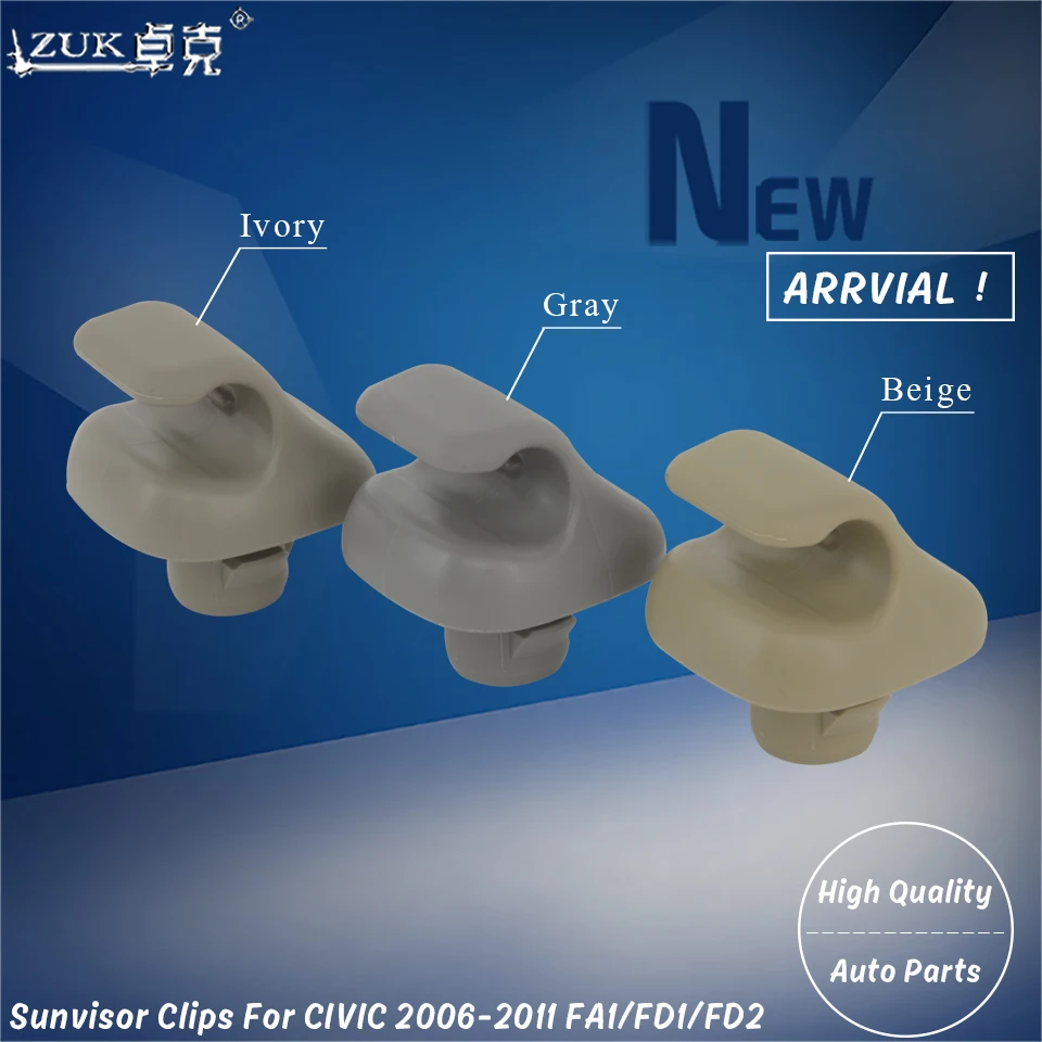 Genuine Sunvisor Holder Sunshade Antidazzele Visor Clips Fastener For HONDA CIVIC FA1 FD1 FD2 2006-2011 Beige Ivory Gray Color
Genuine Sunvisor Holder Sunshade Antidazzele Visor Clips Fastener For HONDA CIVIC FA1 FD1 FD2 2006-2011 Beige Ivory Gray Color