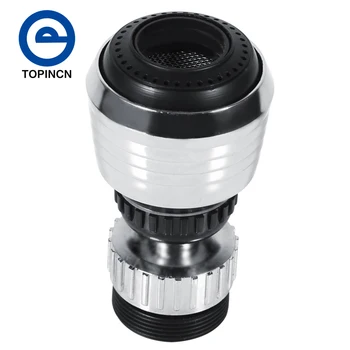 TOPINCN 360 Degree Rotate Nozzle Faucet Aerator Kitchen Sprayer Head Water Saving