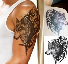 by dhl or ems 500pcs Water Transfer fake tattoo Waterproof Temporary Tattoo sticker wolf tattoo flash tattoo 12*19cm
by dhl or ems 500pcs Water Transfer fake tattoo Waterproof Temporary Tattoo sticker wolf tattoo flash tattoo 12*19cm