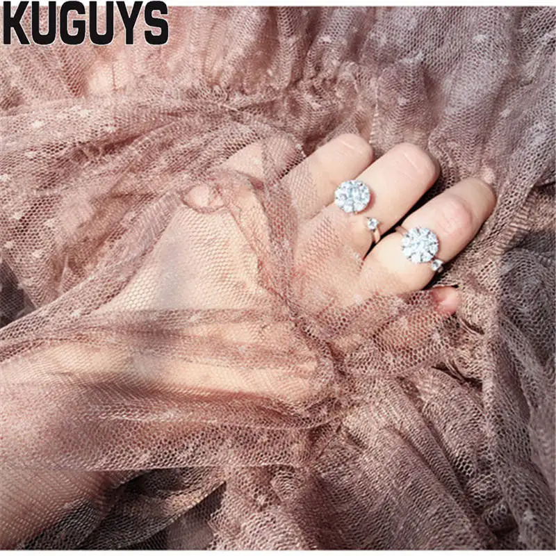 KUGUYS Woman Fashion Jewelry Hyperbole Crystals Opening Rings for Women Adjustable Geometric Rotating Ring Girl Accessories
KUGUYS Woman Fashion Jewelry Hyperbole Crystals Opening Rings for Women Adjustable Geometric Rotating Ring Girl Accessories