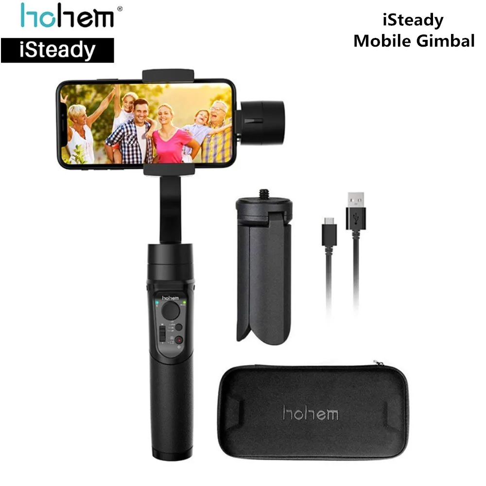 Hohem ISteady Mobile Handheld Gimbal 3-Axis Handheld Stabilizer For Smartphone 4000mAH Visual Auto Tracking Professional Gimbal
Hohem ISteady Mobile Handheld Gimbal 3-Axis Handheld Stabilizer For Smartphone 4000mAH Visual Auto Tracking Professional Gimbal