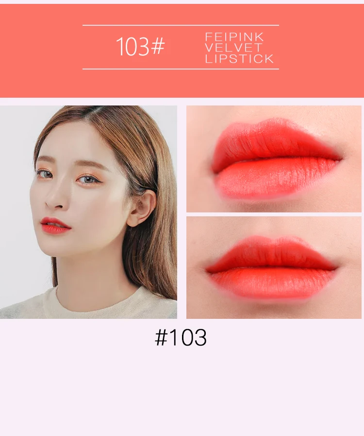 HOLD LIVE Matte Lipstick 6 Colors Velvet Nude Red Lips Stick Korean Pink Diamonds Cosmetics Kit Waterproof Makeup Maquiagem (7)