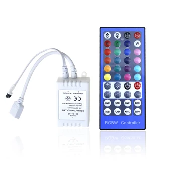 RGBW Controller DC12V-24V 40 Keys IR Remote Control 5pin LED Strip Dimmer For RGBW RGBWW 5050 SMD LED Strip Light 4 Channels IQ
RGBW Controller DC12V-24V 40 Keys IR Remote Control 5pin LED Strip Dimmer For RGBW RGBWW 5050 SMD LED Strip Light 4 Channels IQ
