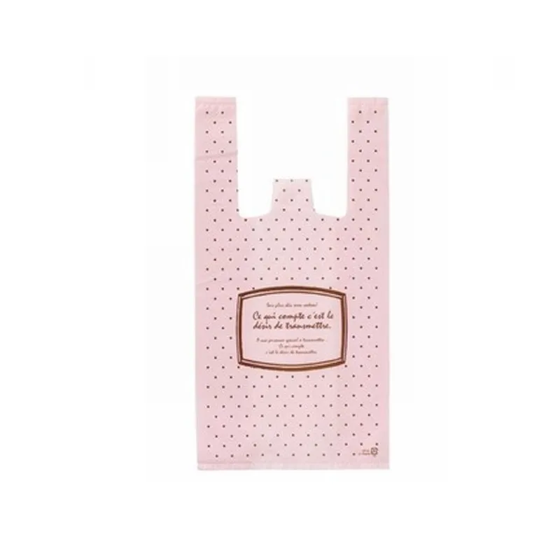 Zilue-100pcs-Lot-Size-18-35cm-7-14-Shopping-Plastic-Bag-Handle-Packaging-Gift-Small-Dot (1)