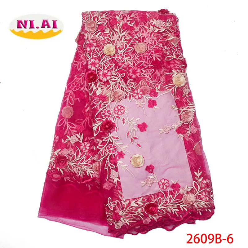Beautiful 3D Flower Net Lace Fabric 2019 High Quality African Nigerian Applique Mesh Tulle Wedding Material For Dress XY2609B-6
Beautiful 3D Flower Net Lace Fabric 2019 High Quality African Nigerian Applique Mesh Tulle Wedding Material For Dress XY2609B-6
