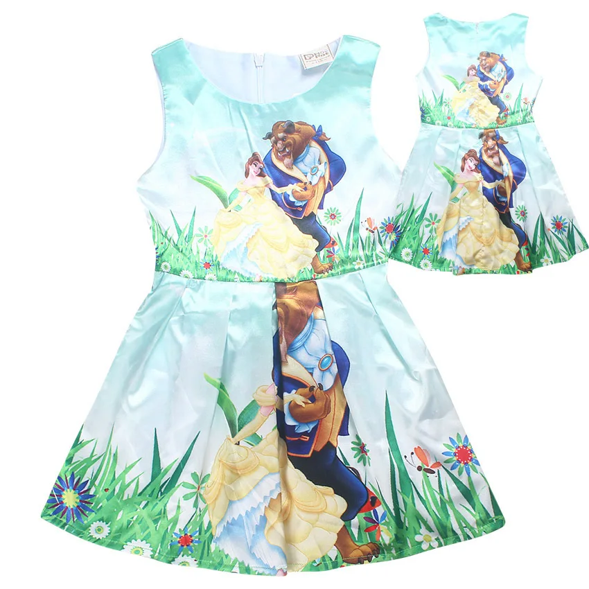 Toddler Girls Summer Belle Dresses Princess Costume Party Clothing Beauty and the Beast Lovely Dress Sleeveless Moana Clothes
Toddler Girls Summer Belle Dresses Princess Costume Party Clothing Beauty and the Beast Lovely Dress Sleeveless Moana Clothes