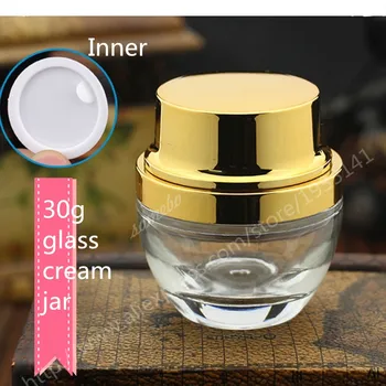 Free Shipping 500pcs/lot 30G Transparent Glass Bottle Jar Cosmetic Glass Cream Jar with Silver Lid or Gold Lid
Free Shipping 500pcs/lot 30G Transparent Glass Bottle Jar Cosmetic Glass Cream Jar with Silver Lid or Gold Lid
