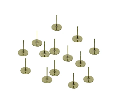 FLTMRH 60PCS Plated Earring Post W /Stoppers 12x6mm hooks findings pin materials jewelry making supplies
FLTMRH 60PCS Plated Earring Post W /Stoppers 12x6mm hooks findings pin materials jewelry making supplies