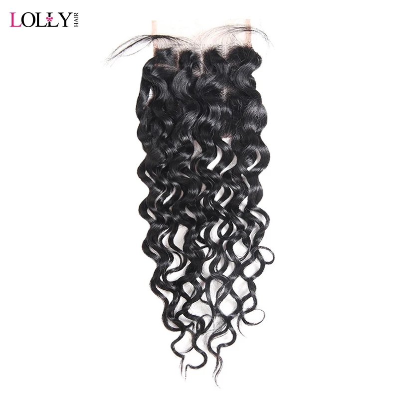 Lolly Brazilian Water Wave Closure Middle Part With Baby Hair 4*4 Non Remy Human Hair Swiss Lace Closure Bleached Knots 8-20inch
Lolly Brazilian Water Wave Closure Middle Part With Baby Hair 4*4 Non Remy Human Hair Swiss Lace Closure Bleached Knots 8-20inch