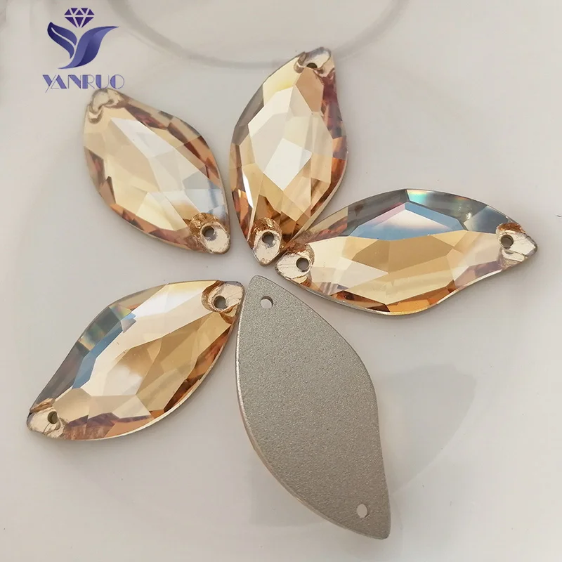 YANRUO 3254 Leaf Crystal Golden Shadow Flat Back Rhinestones Sew On Stones Crystal Dress Clothes Rhinestone
YANRUO 3254 Leaf Crystal Golden Shadow Flat Back Rhinestones Sew On Stones Crystal Dress Clothes Rhinestone