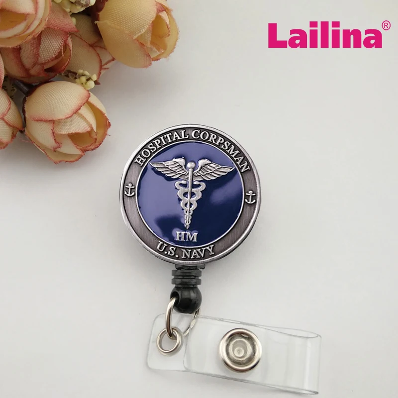 20pcs/lot Hospital Corpsman Doctor Badge Holder, Enameling Medical Badges Name Card Retractable Pull Reels Clips
20pcs/lot Hospital Corpsman Doctor Badge Holder, Enameling Medical Badges Name Card Retractable Pull Reels Clips
