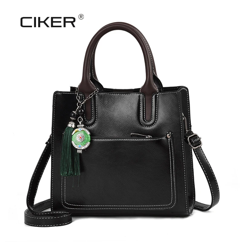 CIKER 2019 New Women's Handbag Fashion Ladies Commuter Handbag Retro Wild Atmosphere Mother Shoulder Messenger Bag Leather Bags
CIKER 2019 New Women's Handbag Fashion Ladies Commuter Handbag Retro Wild Atmosphere Mother Shoulder Messenger Bag Leather Bags