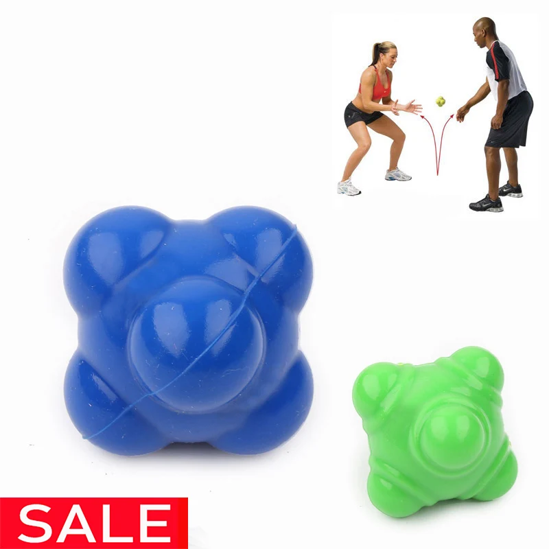 Hexagonal Reaction Ball Silicone Agility Coordination Reflex Exercise Sports Fitness Training Ball
Hexagonal Reaction Ball Silicone Agility Coordination Reflex Exercise Sports Fitness Training Ball