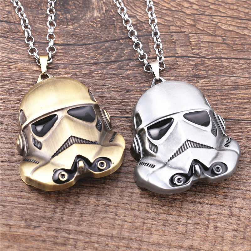 Julie Hot Movie Star Wars Silver Brown Pendant Stormtrooper Mask Alloy Necklaces for Women Men Jewelry colar feminino JJ10042
Julie Hot Movie Star Wars Silver Brown Pendant Stormtrooper Mask Alloy Necklaces for Women Men Jewelry colar feminino JJ10042