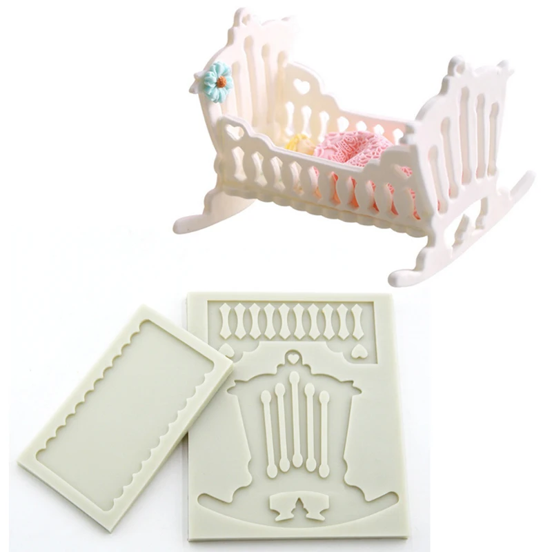 Baby Cots Mould Cookie Cutter & Cots Silicone Mold Fondant Cake Decorating Tool Gumpaste Sugarcraft Chocolate Forms Bakeware
Baby Cots Mould Cookie Cutter & Cots Silicone Mold Fondant Cake Decorating Tool Gumpaste Sugarcraft Chocolate Forms Bakeware