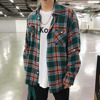Spring New Plaid Shirt Men Fashion Retro Detachable Sleeves Casual Shirt Man Streetwear Wild Loose Long-sleeved Shirt Male M-XL
Spring New Plaid Shirt Men Fashion Retro Detachable Sleeves Casual Shirt Man Streetwear Wild Loose Long-sleeved Shirt Male M-XL