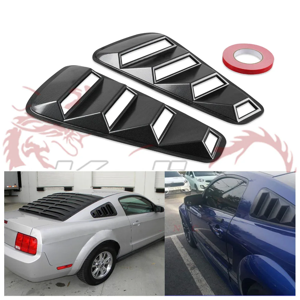 Kylin -- Car Styling JDM Car Sticker 1/4 Quarter Side Window Louvers Scoop Cover Vent for Ford Mustang 2005-2014
Kylin -- Car Styling JDM Car Sticker 1/4 Quarter Side Window Louvers Scoop Cover Vent for Ford Mustang 2005-2014