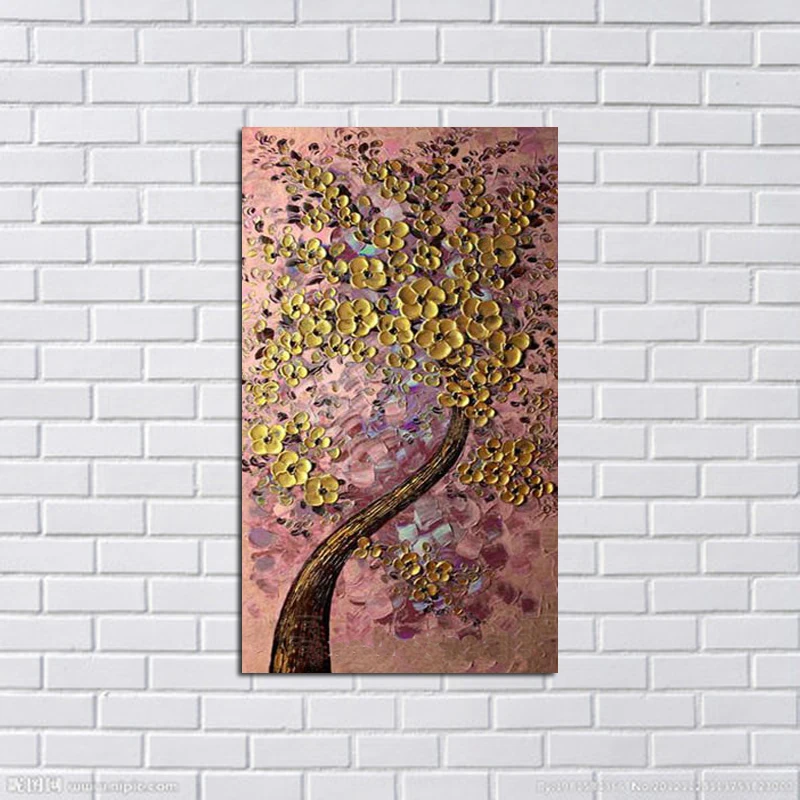 Handpainted Abstract Money Tree Oil Paintings On Canvas Golden Tree Pink Background Wall Picture Modern Decor Free Shipping Art
Handpainted Abstract Money Tree Oil Paintings On Canvas Golden Tree Pink Background Wall Picture Modern Decor Free Shipping Art