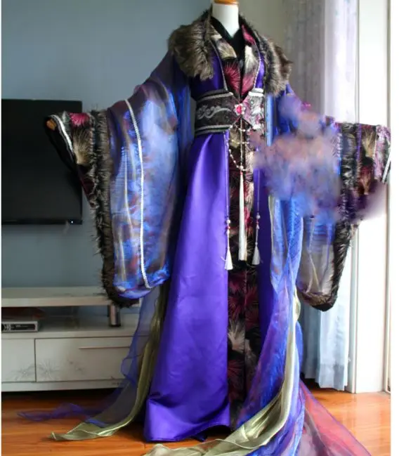 3 Designs Ten Miles of Lotus Flower Chong Lian Purple Male Costume Hanfu with Long Tail Cos Zi Mo Hua Rong Tian Xia
3 Designs Ten Miles of Lotus Flower Chong Lian Purple Male Costume Hanfu with Long Tail Cos Zi Mo Hua Rong Tian Xia