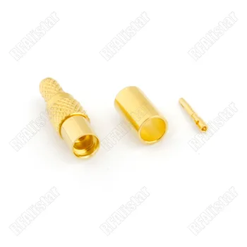 100 Pieces MMCX Jack Female Straight Crimp Connector for RG174 RG316 LMR100 Coaxial Cable Gold-plated
100 Pieces MMCX Jack Female Straight Crimp Connector for RG174 RG316 LMR100 Coaxial Cable Gold-plated