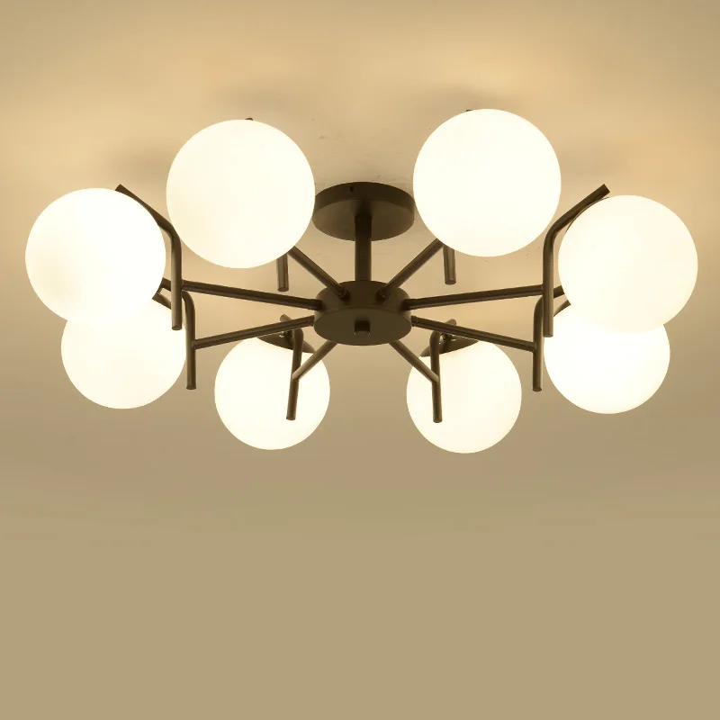 Modern Retro Chandelier for Kitchen Bedroom Hanging Antique Iron Chandelier American Ceiling lights E27 Glaas ball AC 90-260V
Modern Retro Chandelier for Kitchen Bedroom Hanging Antique Iron Chandelier American Ceiling lights E27 Glaas ball AC 90-260V