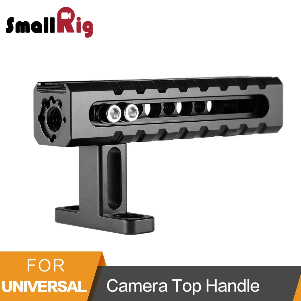 SmallRig Universal Camera Top Handle with Mounting Points Shoe Mounts for Video Camera Cages LED Lights Microphones-1984
SmallRig Universal Camera Top Handle with Mounting Points Shoe Mounts for Video Camera Cages LED Lights Microphones-1984