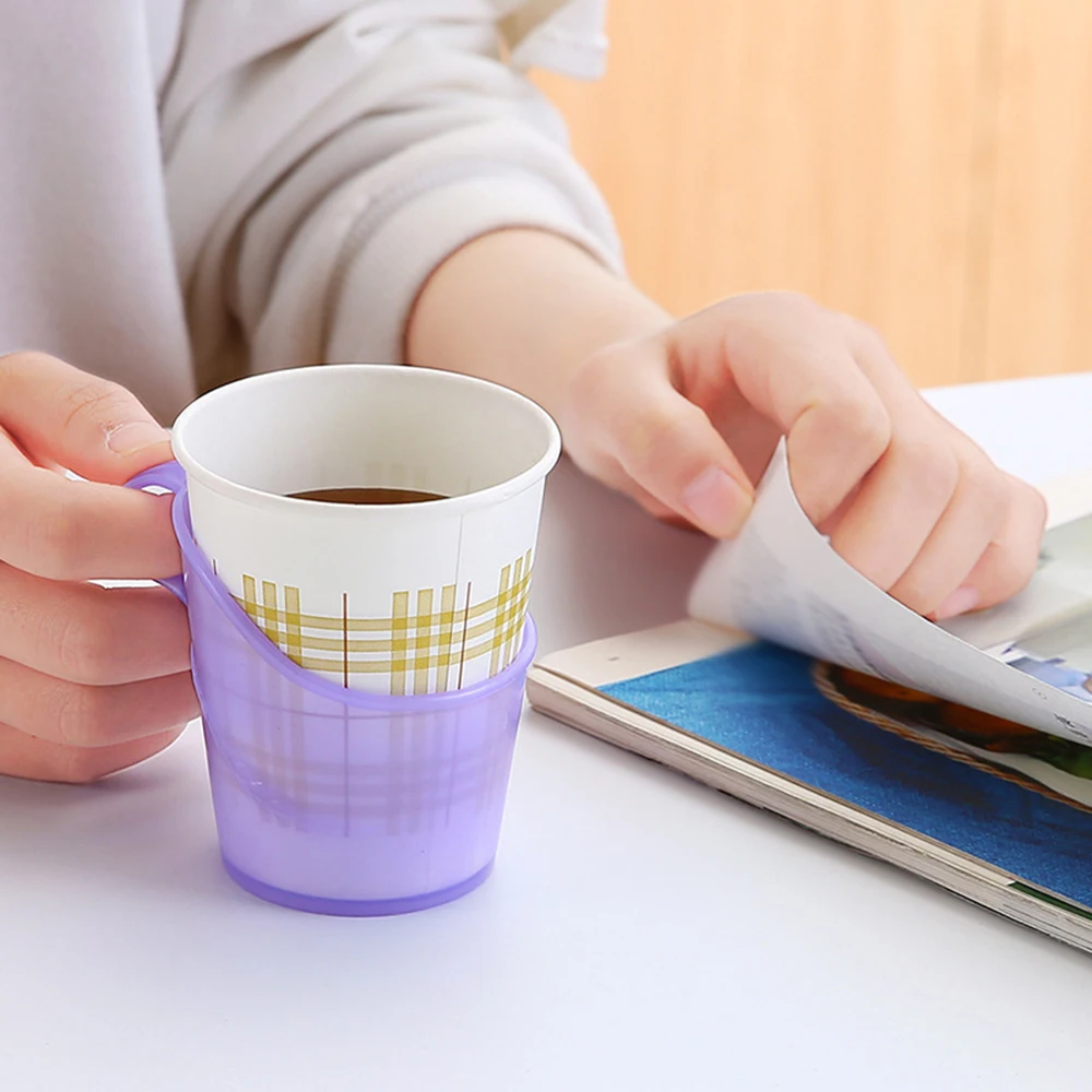 Eco-Friendly 6pcs/set Disposable Paper Cup Holder Plastic Polystyrene Cup Stand Holder Durable Eco-friendly Handle Home Decor
Eco-Friendly 6pcs/set Disposable Paper Cup Holder Plastic Polystyrene Cup Stand Holder Durable Eco-friendly Handle Home Decor