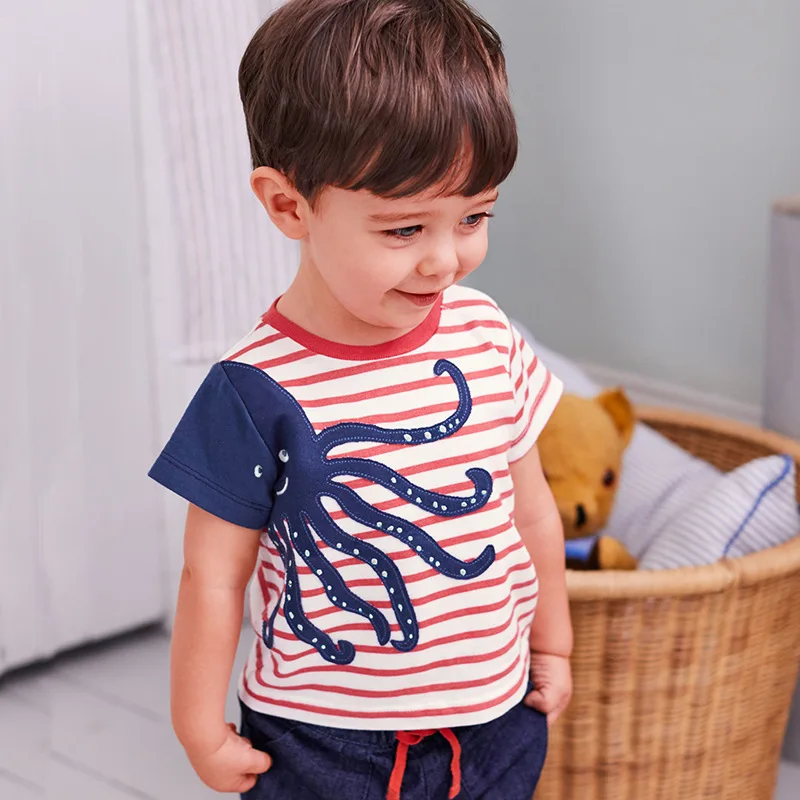 Baby Boys Summer T Shirt Short Sleeve Cartoon T-shirt Kids Top Tee Clothes Children Fashion Captain Shirt Summer Style
Baby Boys Summer T Shirt Short Sleeve Cartoon T-shirt Kids Top Tee Clothes Children Fashion Captain Shirt Summer Style