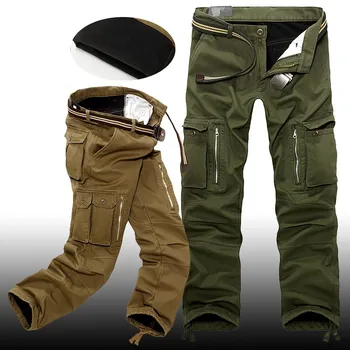 28-40 Plus size Men Cargo Pants Winter Thick Warm Pants Full Length Multi Pocket Casual Military Baggy Tactical Trousers
28-40 Plus size Men Cargo Pants Winter Thick Warm Pants Full Length Multi Pocket Casual Military Baggy Tactical Trousers