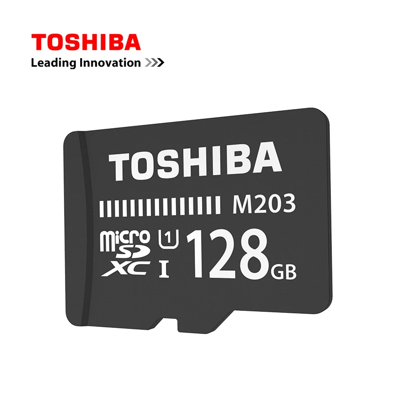 

Original TOSHIBA M203 Micro SD Card UHS-I 16GB 32GB MicroSDHC 64GB 128GB MicroSDXC Flash Memory Card U1 Class10 FullHD TF Card