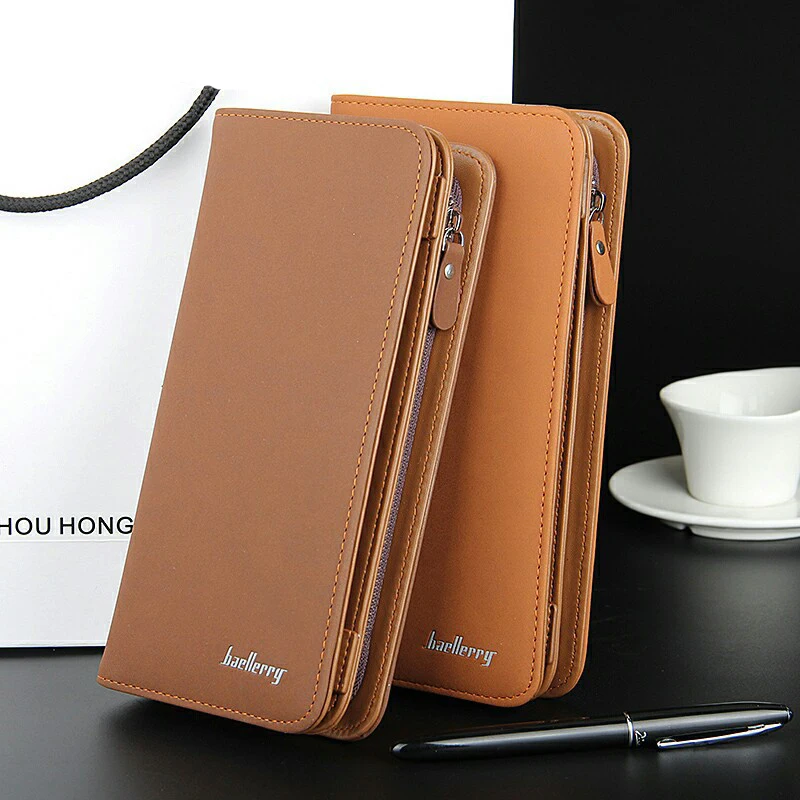 Men Wallet Fashion Brand Designer Long Genuine Leather Wallet Card Holder Cell Phone Pocket Clutch Wallets Male High Quality NEW
Men Wallet Fashion Brand Designer Long Genuine Leather Wallet Card Holder Cell Phone Pocket Clutch Wallets Male High Quality NEW