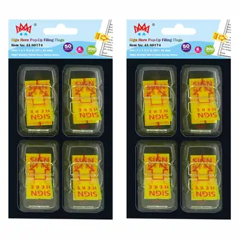 4A Pop-up Flags Set,Neon Color Page Marker Fluorescent Color Index Label,Transparent Tabs,800 Flags Total,4A 60174-Sign Herex2
4A Pop-up Flags Set,Neon Color Page Marker Fluorescent Color Index Label,Transparent Tabs,800 Flags Total,4A 60174-Sign Herex2