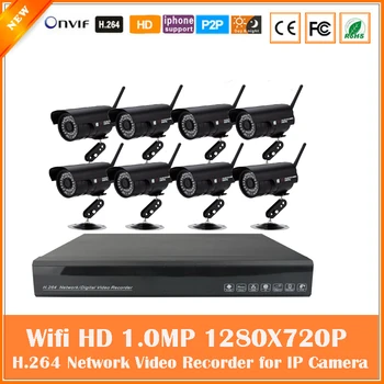 8ch Wireless Cctv Camera Kit 720p Nvr 8pcs 1.0mp Outdoor Waterproof Bullet Ip Webcam Security System Surveillance Hot Sale
8ch Wireless Cctv Camera Kit 720p Nvr 8pcs 1.0mp Outdoor Waterproof Bullet Ip Webcam Security System Surveillance Hot Sale