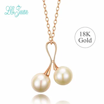 L&zuan Genuine 18K Gold Natural Freshwater Pearl Pendant for Women Solid Gold Fine Jewelry with 925 Silver Chain Valentines Gift
L&zuan Genuine 18K Gold Natural Freshwater Pearl Pendant for Women Solid Gold Fine Jewelry with 925 Silver Chain Valentines Gift
