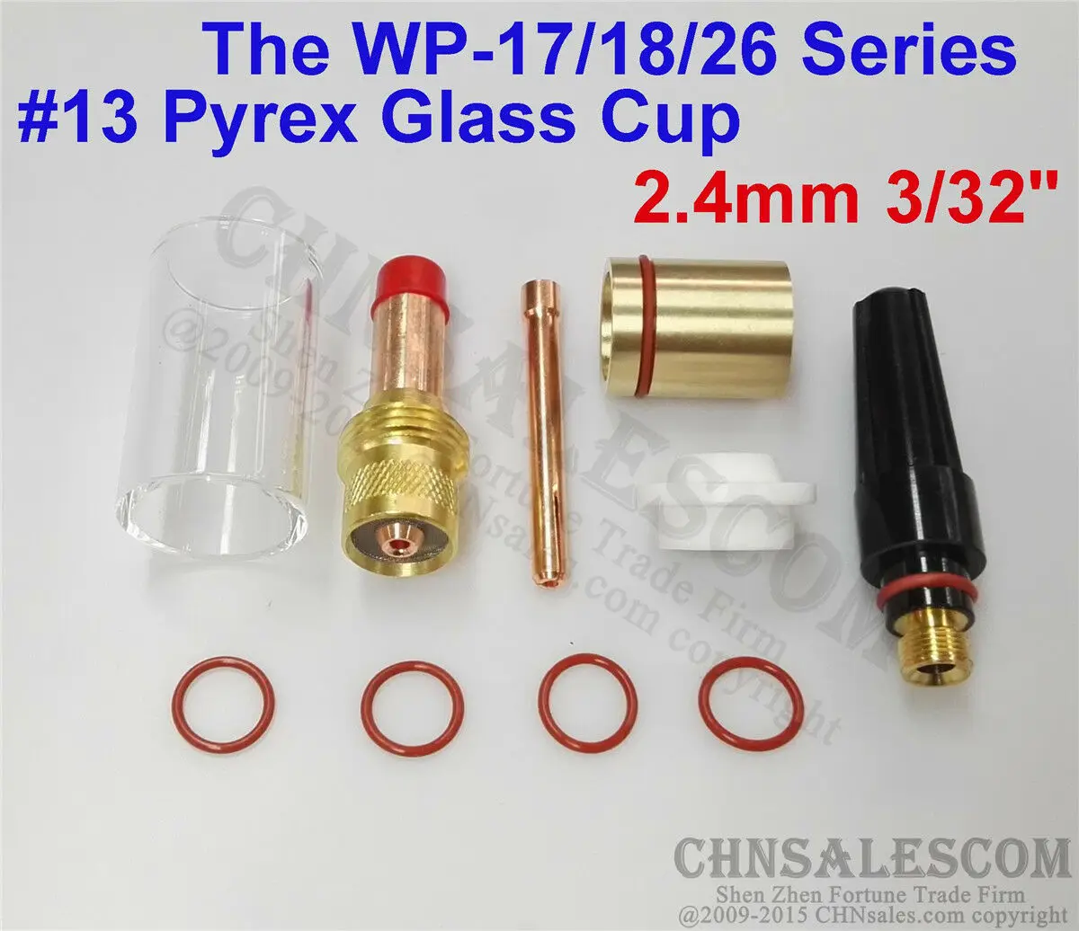CHNsalescom 10 pcs TIG Welding 45V26 Gas Lens #13 Pyrex Cup Kit for Tig WP-17/18/26 3/32"
CHNsalescom 10 pcs TIG Welding 45V26 Gas Lens #13 Pyrex Cup Kit for Tig WP-17/18/26 3/32"