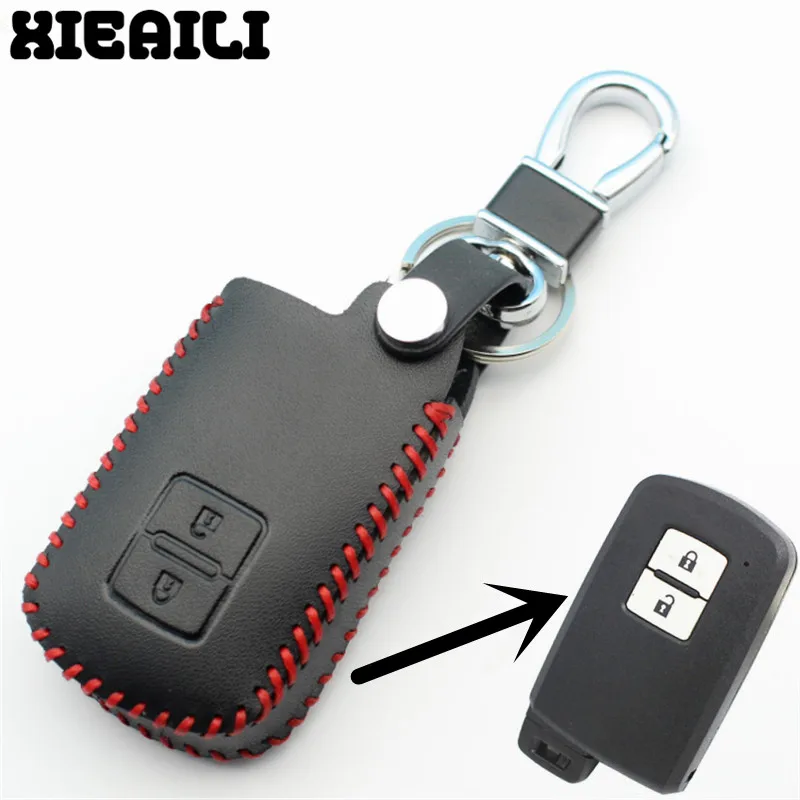 XIEAILI Genuine Leather Car Styling 2Button Smart Key Case Cover For Toyota Crown/Camry/Matrix/Yaris/RAV4/Avalon M9
XIEAILI Genuine Leather Car Styling 2Button Smart Key Case Cover For Toyota Crown/Camry/Matrix/Yaris/RAV4/Avalon M9