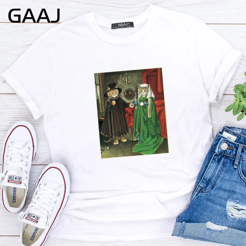 GAAJ "Funny Cat Painting Print" T Shirt Women Solid Casual Woman T-Shirt O-neck Lovers Design Loose Ladies Tee Shirt 0KUT8#
GAAJ "Funny Cat Painting Print" T Shirt Women Solid Casual Woman T-Shirt O-neck Lovers Design Loose Ladies Tee Shirt 0KUT8#