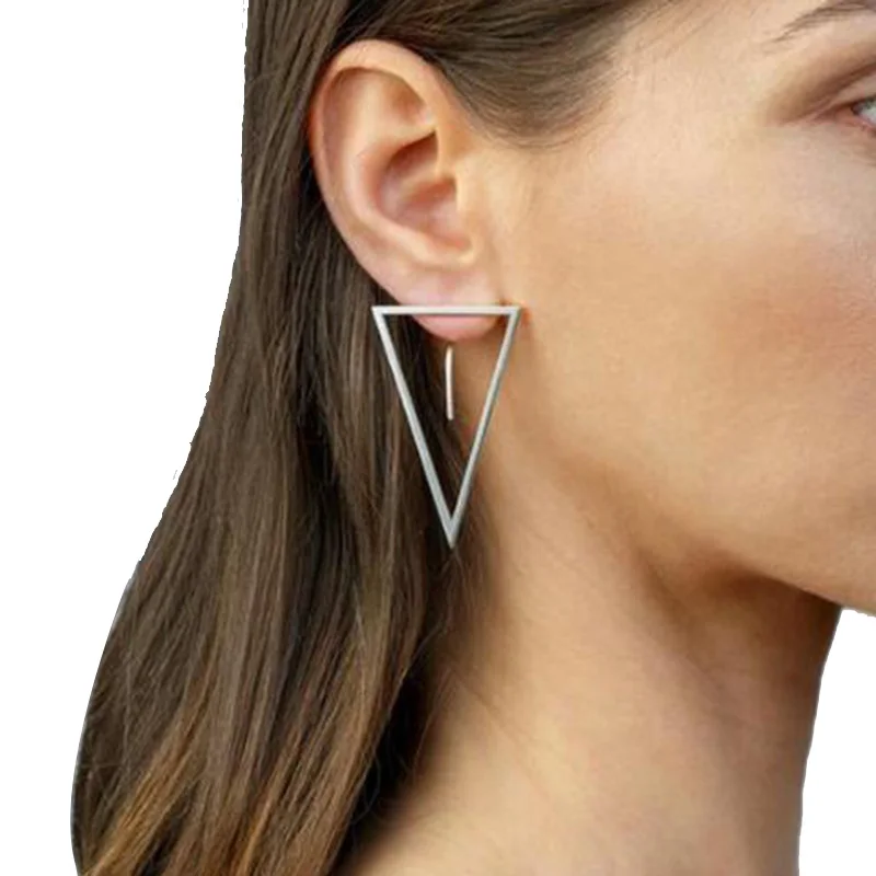 RscvonM New Gold & Silver Color Triangular Dangle Earrings for Women Punk Earrings Female Metallic Earrings Geometric Jewelry
RscvonM New Gold & Silver Color Triangular Dangle Earrings for Women Punk Earrings Female Metallic Earrings Geometric Jewelry