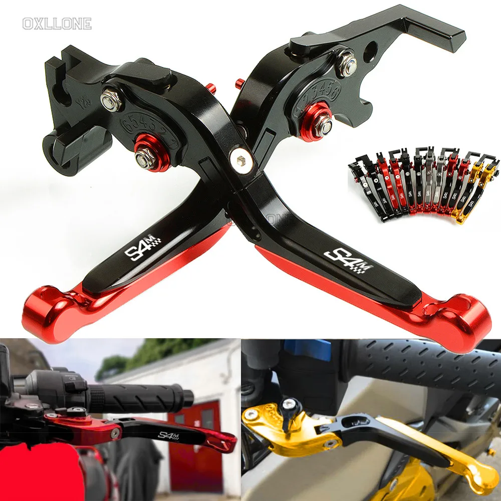 CNC Motorcycle Adjustable Brake Folding Extendable Clutch Levers Set For Ducati MS4/MS4R 2001-2006 6 Colors Up WITH LOGO
CNC Motorcycle Adjustable Brake Folding Extendable Clutch Levers Set For Ducati MS4/MS4R 2001-2006 6 Colors Up WITH LOGO