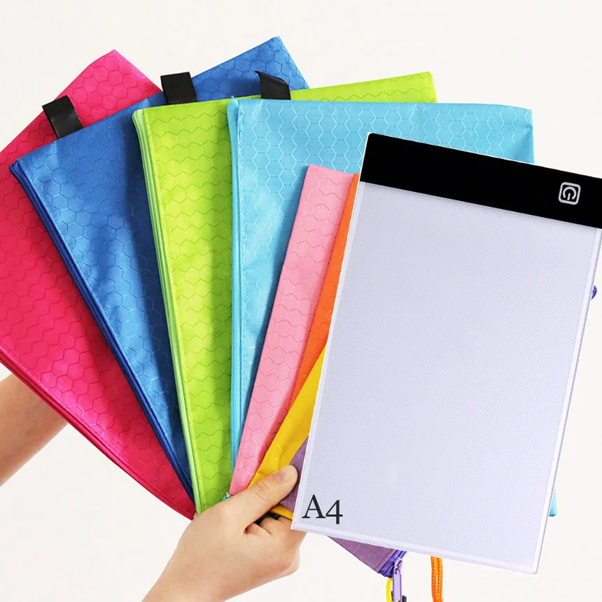 1 pcs Waterproof Plastic Zipper File Folder,A4,A5 ,LED light pad,tablet,Book Pencil Pen Case Bag for diamond painting tools
1 pcs Waterproof Plastic Zipper File Folder,A4,A5 ,LED light pad,tablet,Book Pencil Pen Case Bag for diamond painting tools