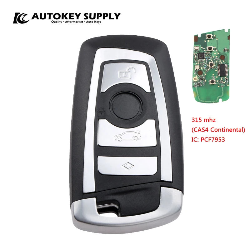 AUTOKEY SUPPLY car styling for BMW CAS4 4 buttons smart card 315 mhz (CAS4 ) IC: PCF7953 car key AKBMC307
AUTOKEY SUPPLY car styling for BMW CAS4 4 buttons smart card 315 mhz (CAS4 ) IC: PCF7953 car key AKBMC307